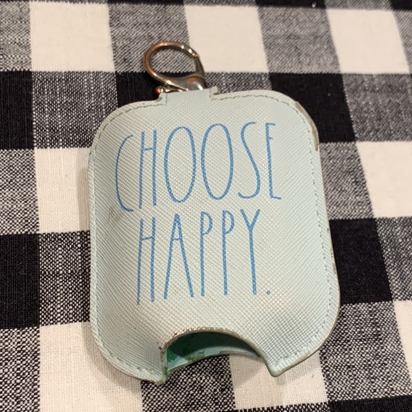 Rae Dunn CHOOSE HAPPY. Hand Sanitizer Holder - Picture 3 of 7